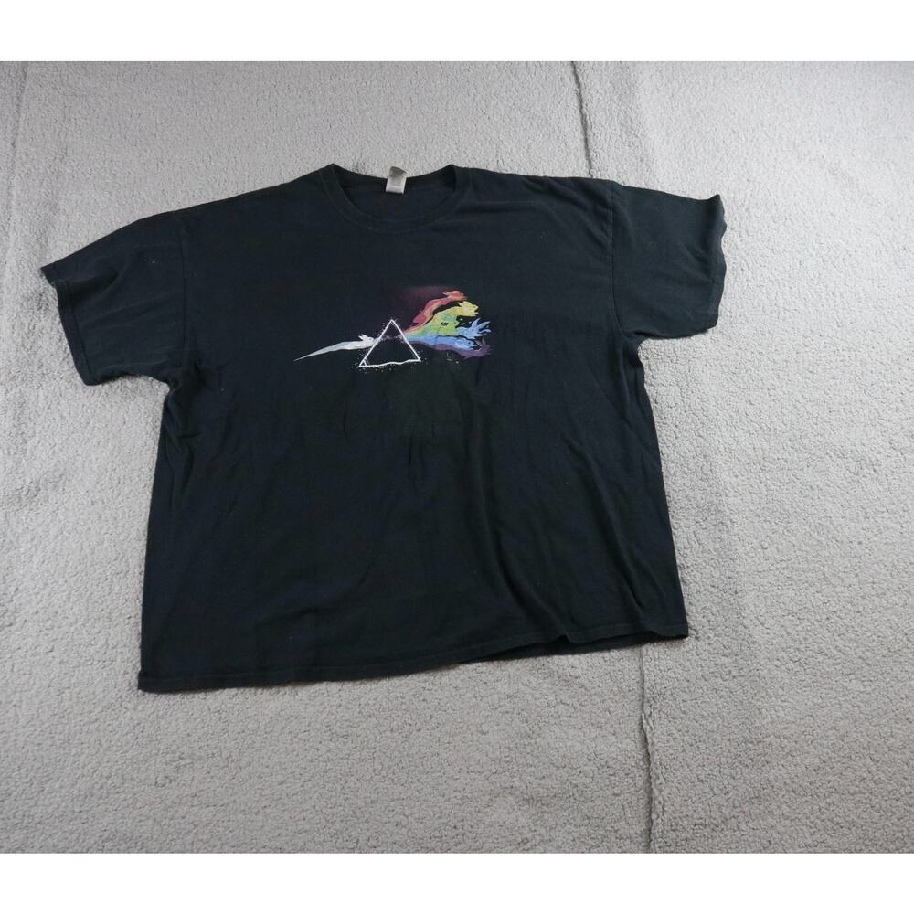 Pink Flyod X Pokémon Eeveelution Crossover T Shirt Graphic Print 2XL Vintage